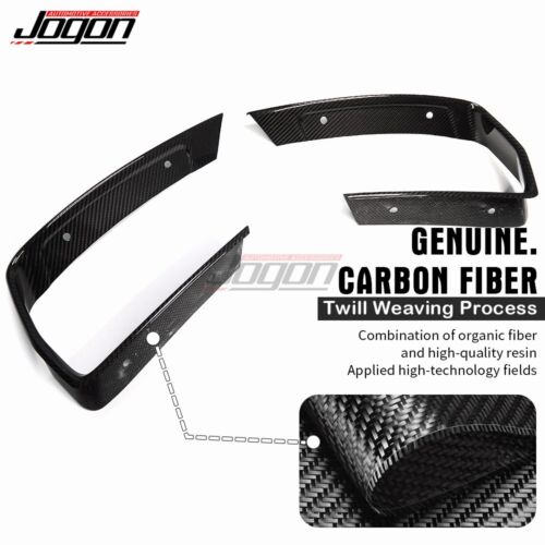 Cubierta de ventilación lateral parachoques trasero de fibra de carbono para Corvette C8 Stingray 2020-2023 - Imagen 4 de 9