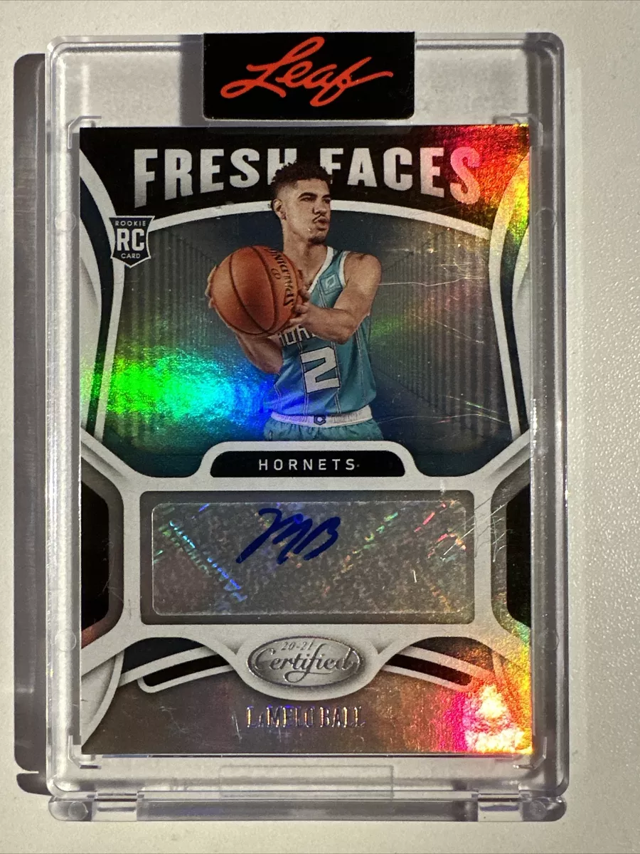 2020-2021 Panini Certified Fresh Faces Signatures Lamelo Ball