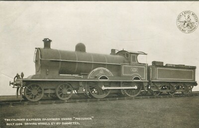 ZWEIZYLINDER SCHNELLZUG PERSONENLOK, VORLÄUFER, LNWR - Eisenbahn Postkarte