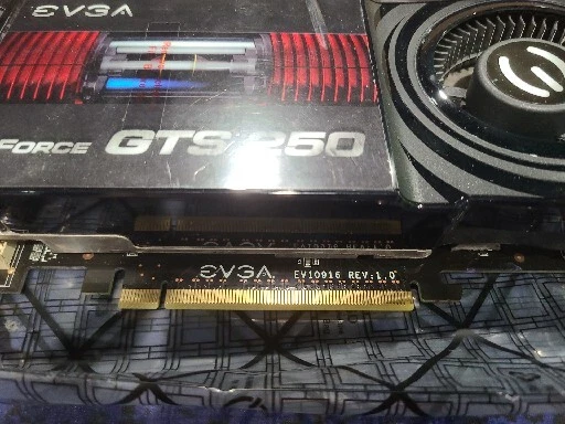 GeForce Graphics Card EVGA 512-P3-1150-TR GTS 250 PCI Express, 2x DVI, S-video - Image 3 of 4