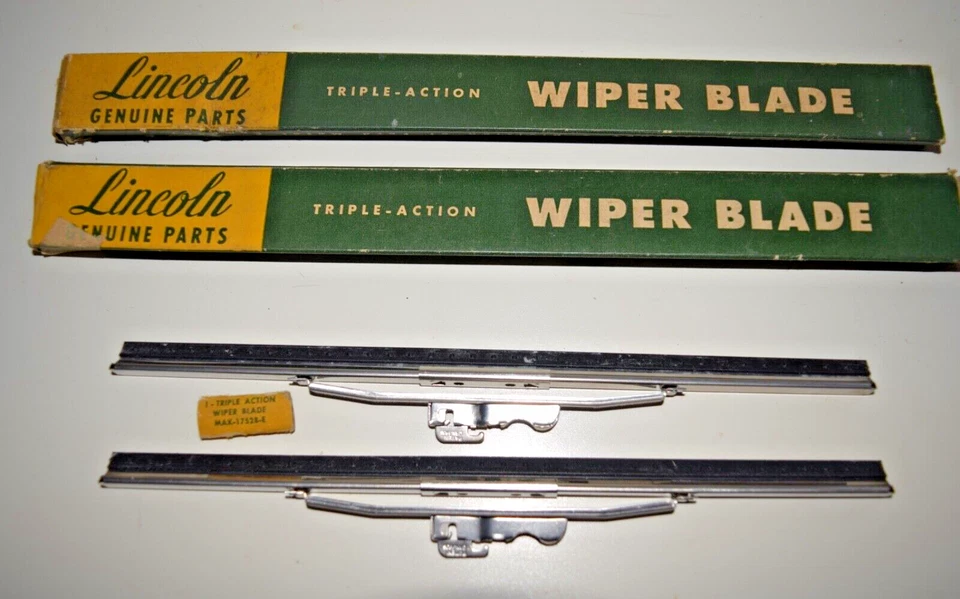52 53 54 Lincoln 9” limpiaparabrisas NOS 1952 1953 1954 Linc Capri Cosmopolitan con s Foto 4 de 4