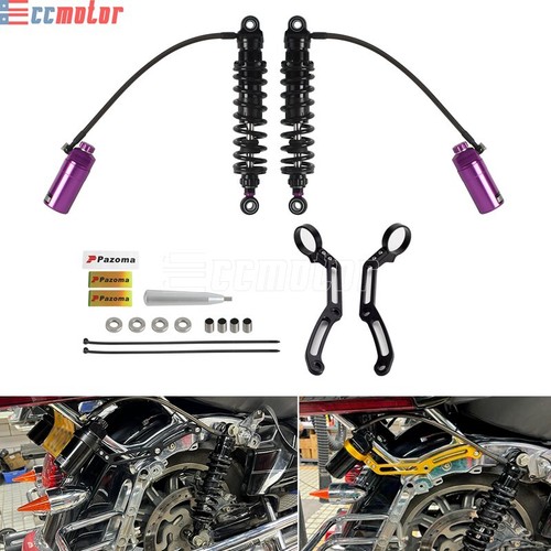 Remote Reservoir Rear Suspension Shocks For Harley Street Electra Glide 2014-Up