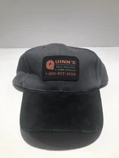 Quinn’s Well Drilling Patch Trucker Hat Adjustable Vitronic 4 Seasons Black Grey