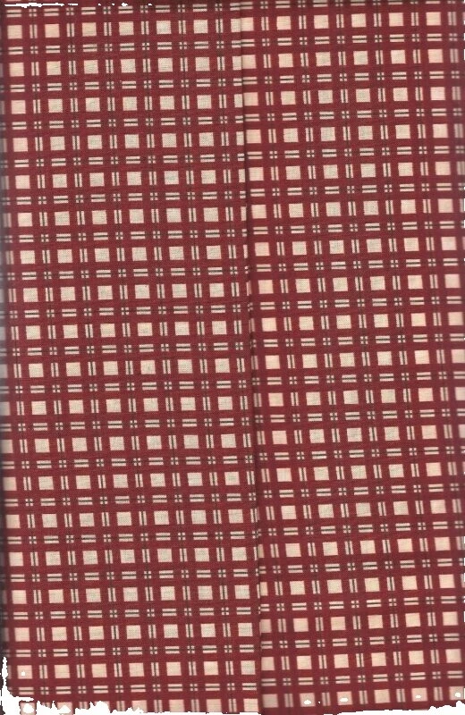 Red Rooster Checked Craft Fabrics