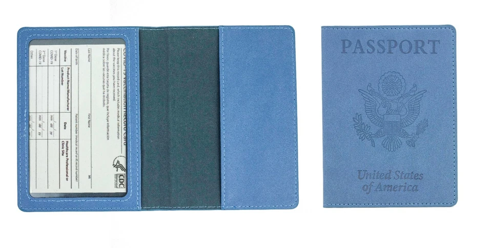 Porta pasaporte con protector de tarjeta - 13 colores Foto 4 de 4