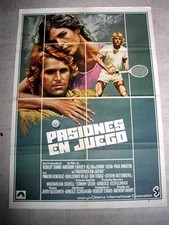 PLAYERS Movie TENNIS Poster ALI MACGRAW DEAN PAUL MARTIN STEVE GUTTENBERG Art