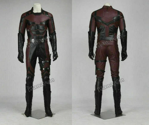 Disfraz de cosplay de Daredevil Matthew Michael Murdock Halloween Conjunto accesorios Máscara - Imagen 11 de 13