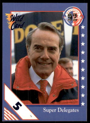 1992 Wild Card Decision '92 Bob Dole #35 5 Stripe