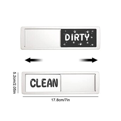 Cat Unicorn Dishwasher Magnet - Clean/Dirty Sign With Adhesive For Non-Magnetic Surfaces - View #13