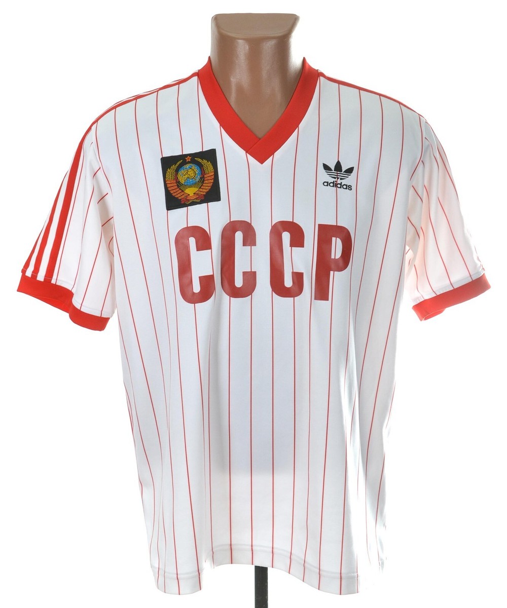 adidas USSR サッカーシャツ USSR SOVIET UNION 1986 AWAY FOOTBALL SHIRT JERSEY ADIDAS