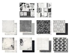 My Mind's Eye, Meadowlark Dusk Collection, 12" Cardstock, 9 Designs & Die-Cuts