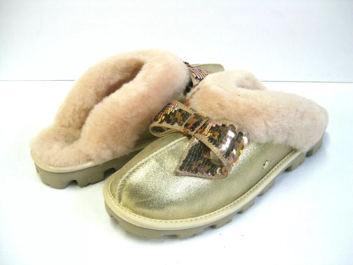Ugg coquette sequin bow deals slipper