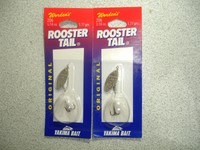 2 X Yakima Bait , Wordens , 1/16 Oz , Rooster Tail Spinners - White (wh) - 2 X Yakima Bait , Wordens , 1/16 Oz , Rooster Tail Spinners - White (wh) -