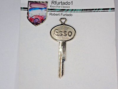 Gold Plated ESSO Key Blank for General Motors Vehicles 1935 to 1966 ...