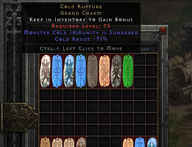 Sunder Grand Charms - Diablo 2 Resurrected D2R Game Item / In-Game Item For PC, PS4, PS5 - Region Free