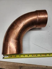 Mueller W02395 4" 90° Long Radius Street Elbow FTG x C WE-503L Wrot Copper NeW