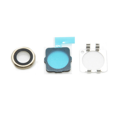 iPhone 6S Kameralinse Set Back Kamera Glas Linse Halterung Dichtung Gold