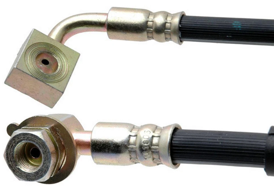 Manguera hidráulica de freno delantero derecho compatible con: Ford Ranger XLT 2007 4,0 L V6 GAS SOHC Ray Foto 3 de 3