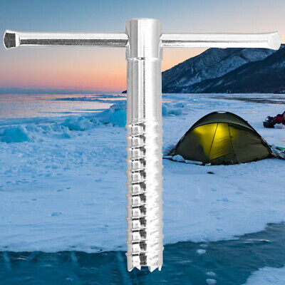 Ice Fishing Tent Screw Metal Universal Screws Pegs for Camping Outdoor (2  Pcs)