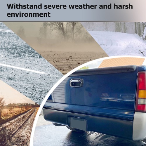 Rear Bumper Roll Pan w/LED License For 1999-2006 Chevy Silverado GMC Sierra 1500 - Picture 8 of 23