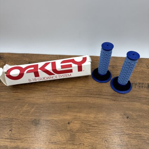 OAKLEY B1B B-1B Grips BMX 2010 Reissue BLUE BLUE NEW NOS
