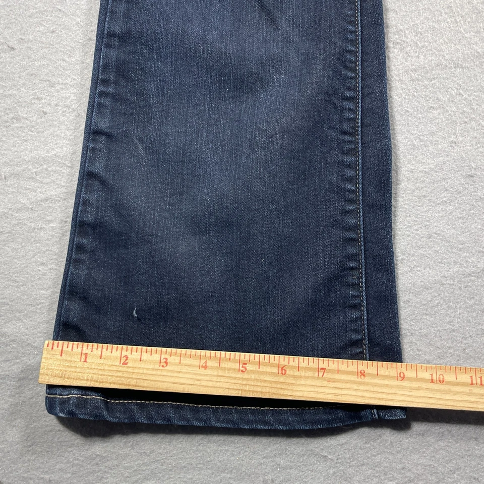 Vintage Paige Jeans Women 28 Hidden Hills Flared Dark Wash Low Rise - Image 4 of 4