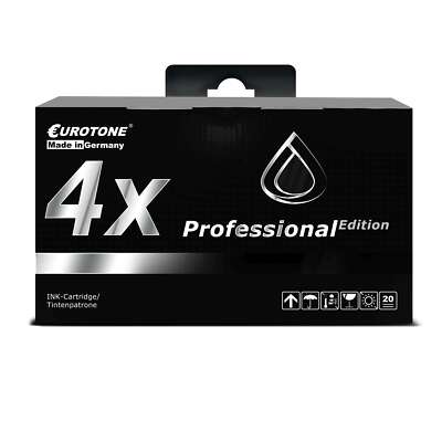 4x Eurotone PRO Tinte T2991 SCHWARZ Alternative f�r Epson XP-432 XP-445 XP-442