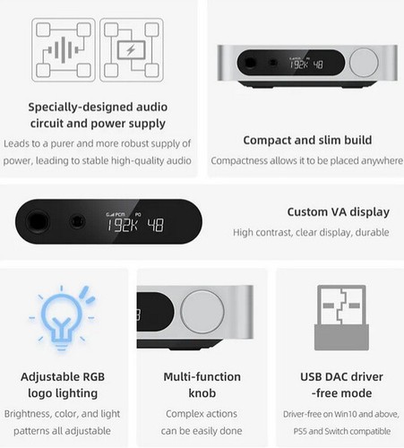 FiiO K11 USB DAC/ AMP 32Bit 1,4W PC Smartphone Konsole - Afbeelding 3 van 27