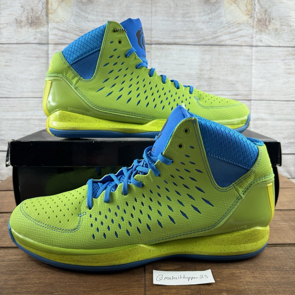 Adidas D Rose Derrick DRose 3 III Fresh Prince of Bel Air rare sz 13 True Baller adidas D Rose 3 Chicago Bulls for Sale | Authenticity  main image 4