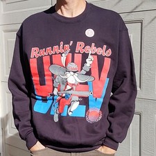 Vintage UNLV Runnin Rebels Collegiate Sweatshirt, Size L, NWT