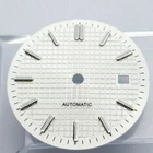 31mm White Sterile Dial Fit PT5000 ETA2824 DG2813 Miyota8215 821A Movement Date