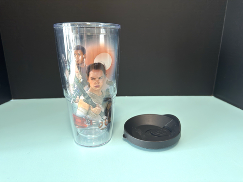 Star Wars Join the Resistance Tervis 24 oz tumbler cup w/ lid Rey Chewbacca Finn - Picture 6 of 12