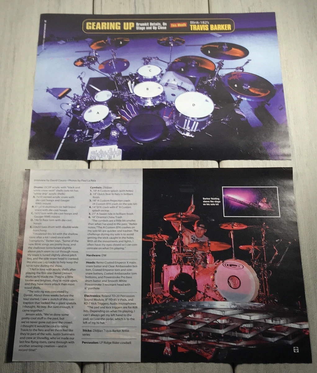 Travis barker drum heads deals