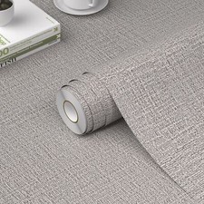 Grasscloth Peel and Stick Wallpaper 15.7in x 78.7in, Textured Contact Paper