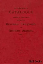 British Colonial REVENUE, TELEGRAPH & RAILWAY Fiscal Stamps Catalogue - CD