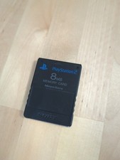 Sony PlayStation 2 8MB Memory Card - Black - SCPH-10020 - Tested