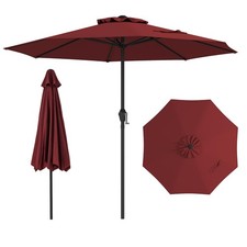8.5 FT Outdoor Patio Umbrella, Modern Table Umbrella with 8 Heavy Duty Ribs