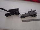 ZWEI hervorragende Lionel O Guage Waggons 30er Jahre (glaube ich ? ) KRAN & REPARATUR LKW.