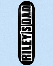 RARE Tony Hawk Riley's Dad Black 8.5 Birdhouse Skateboard Deck