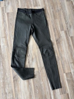 Riani Damen Lederhose Hose Gr.36 100% Leder Schwarz NEU ohne Etikett