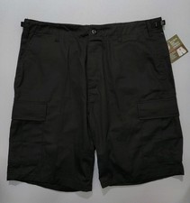 Rothco Men's Black BDU Combat Shorts Size L