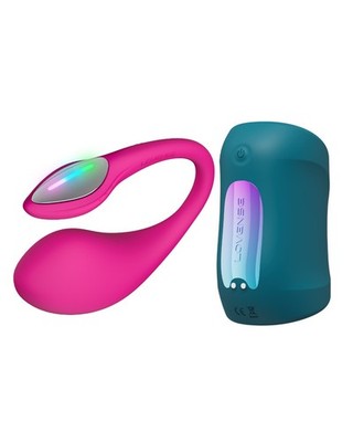 LOVENSE Lush 4 Wearable Gspot Vibrator for Women+LOVENSE Gush 2 Male Masturbator