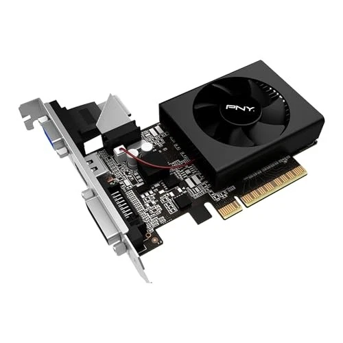 PNY GeForce GT 730 2GB Single Fan Graphics Card - Black - Image 3 of 4