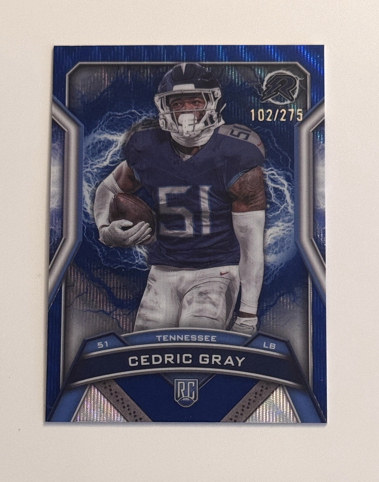 Cedric Gray Topps Resurgence #193 Surge Refractor