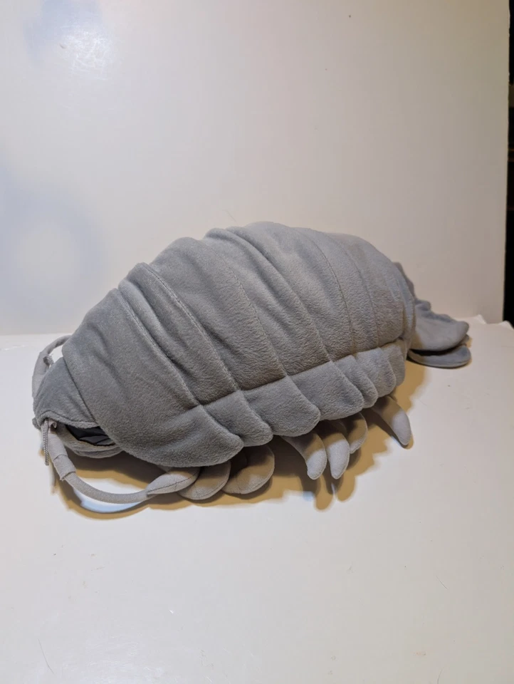 Giant Isopod Realistic Plush Gray Stuffed Animal Marine Ocean Creature 20"  - Image 3 of 4