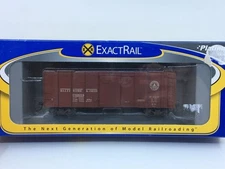 HO Exactrail Baltimore & Ohio 40’ M-53 Wagontop Boxcar B&O #381604 WEATHERED