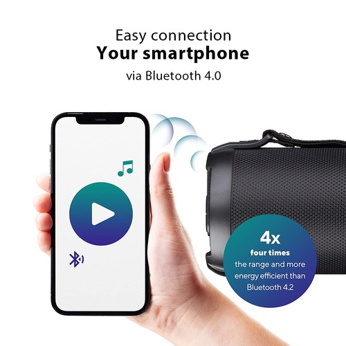 High Bass Ultra Loud Outdoor Bluetooth 4.0 Speakers Portable Wireless Speaker - Picture 11 of 17
