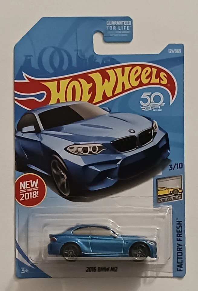 Lote de 2 Hot Wheels 2018 novos modelos frescos de fábrica 2016 BMW M2 - Imagem 2 de 4