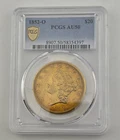 1852 O $20 Pre33 Double Eagle Gold Liberty Coin PCGS Au50 New Orleans Coin