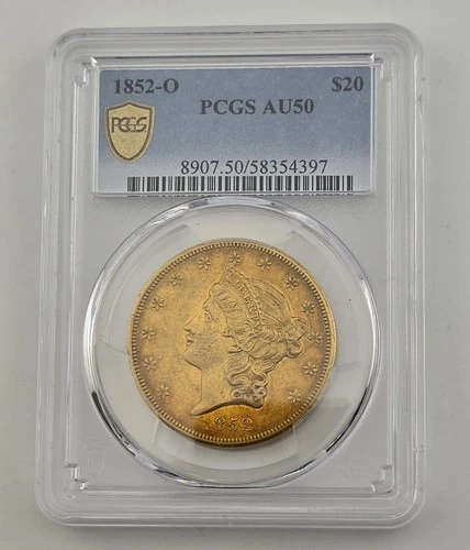 1852-O Liberty Double Eagle — photo from the most recent tracked eBay sale
